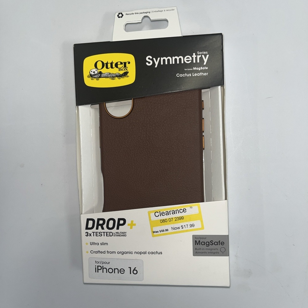 Otterbox Symmetry Series‎ Cactus Leather Material iPhone 16 -Brown
